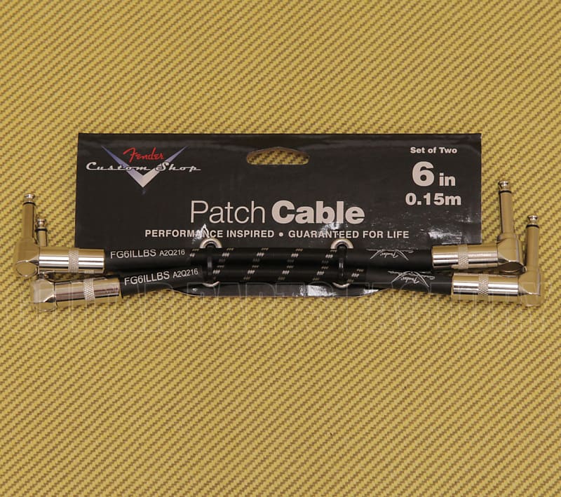 099-0820-041 Fender Custom Shop Patch Cables 6inch image 1