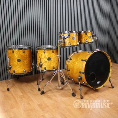 Mapex Saturn IV Exotic Maple Walnut Amber Burl 22" 5pz SV628XBMNL image 1