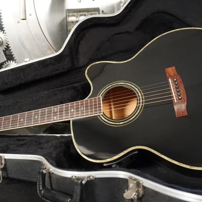 Carvin Cobalt 980 - Black Jumbo Acoustic Electric w/ Original Hard Case for sale