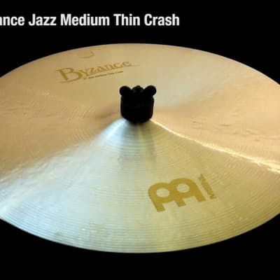Meinl Byzance Jazz Medium Thin Crash Cymbal 17 image 1