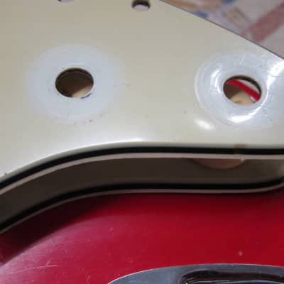 Fender Stratocaster 1963-1964 green nitrat pickguard image 5