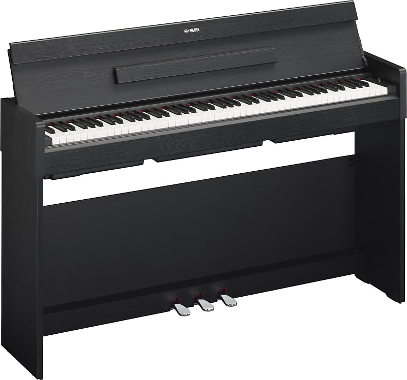 Yamaha Arius YDP-S35B Slim Weighted Action Digital Home Piano - Black Walnut image 1