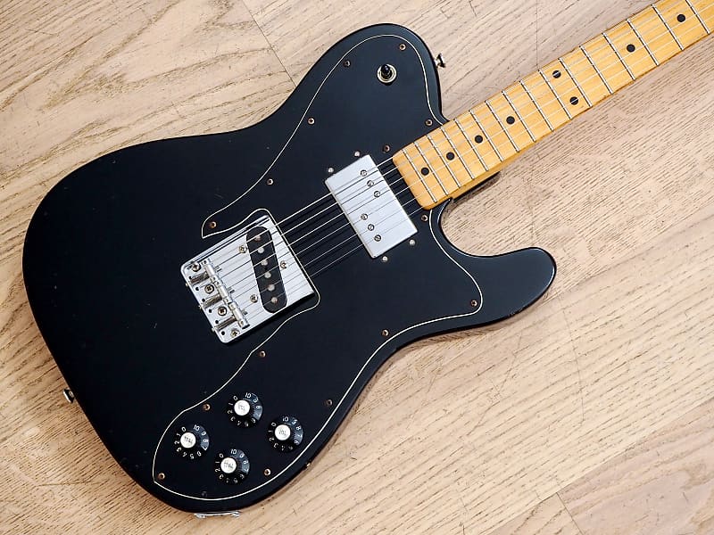 1984 Squier by Fender Telecaster Custom '72 Vintage Reissue Black JV Japan  MIJ Fujigen