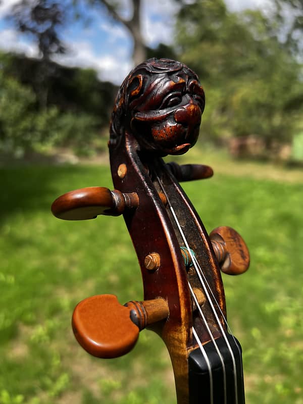 モダン　ドイツ　4/4 バイオリン　Neuner & Hornsteiner 4/4 Neuner & Hornsteiner Lionshead Violin 1850 - Varnish