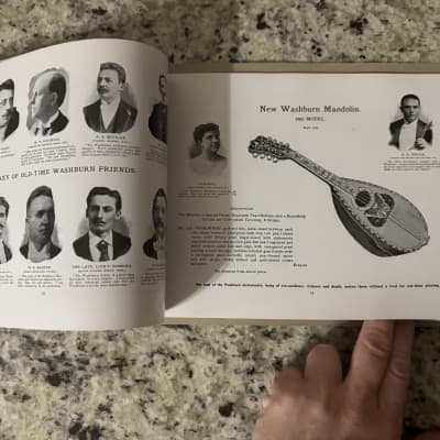 Washburn 1897 guitar mandolin zither banjo reprint catalog Lyon and Healy Lion image 9