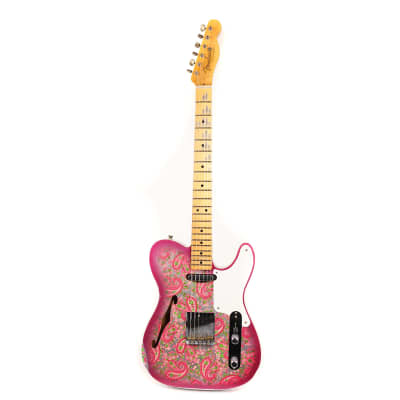 Fender Custom Shop Limited Edition Double Esquire Thinline Custom Relic Aged Pink Paisley image 2