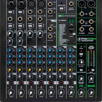 Mackie ProFX10v3, 10-Channel Professional Effects Mixer with USB image 3