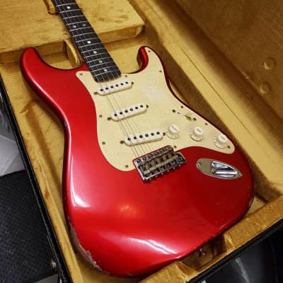 Fender Custom Shop Limited Edition Stratocaster Roasted "Big Head" Relic Aged Candy Apple Red image 1