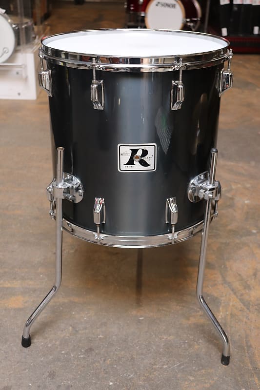 Rogers 16x16 Big R XP8 Floor Tom Drum Midnight Mist Vintage Reverb