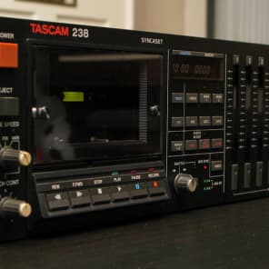 Tascam Syncaset 238 serviced/new capstan, *very clean* w/ original box & instructions image 5