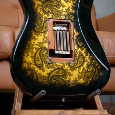 Fender Richie Sambora Black Paisley 1996 50th Aniversary Japan Limited edition of 200 image 7