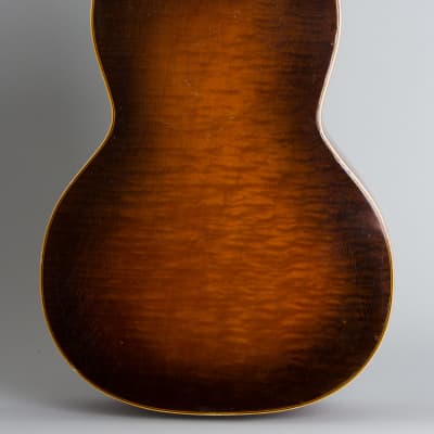 Oahu Jumbo  previously owned by Marc Ribot Flat Top Acoustic Guitar, made by Kay (1935), black hard shell case. image 4