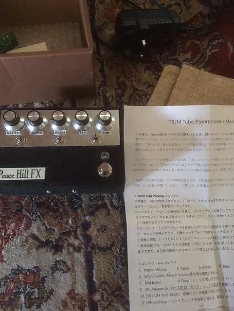 Peace Hill John Mayer Two Rock Sig. Preamp Pedal (with tube)!