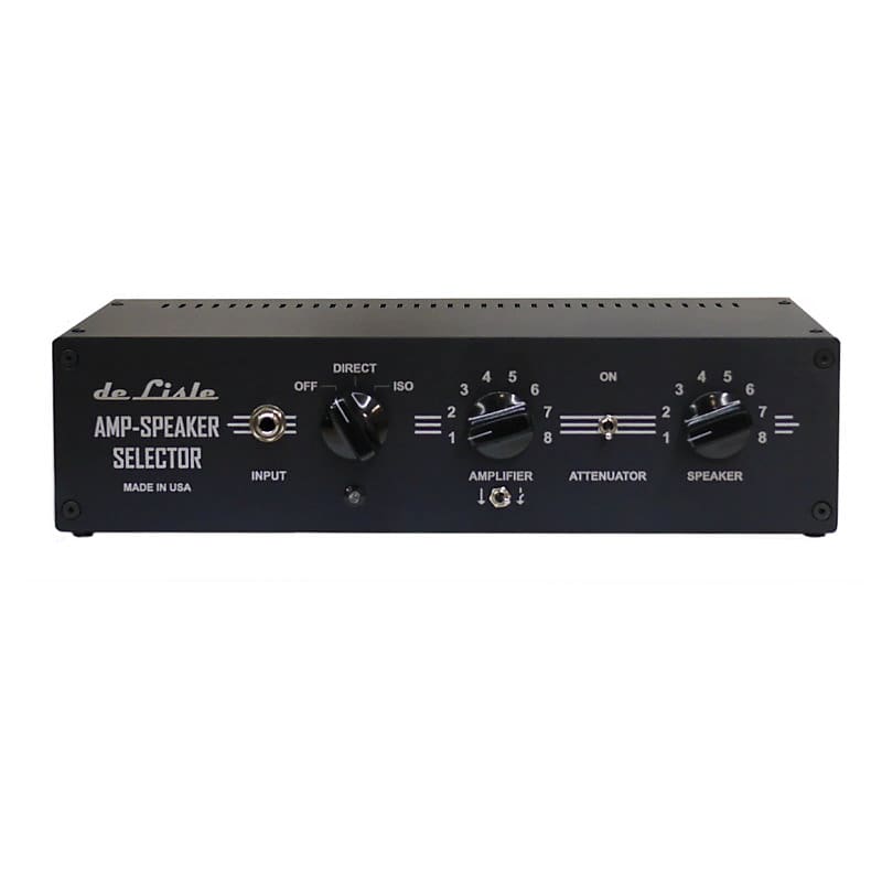 de Lisle AmpSpeaker Selector 8×8 Deluxe Desktop Amplifier Reverb