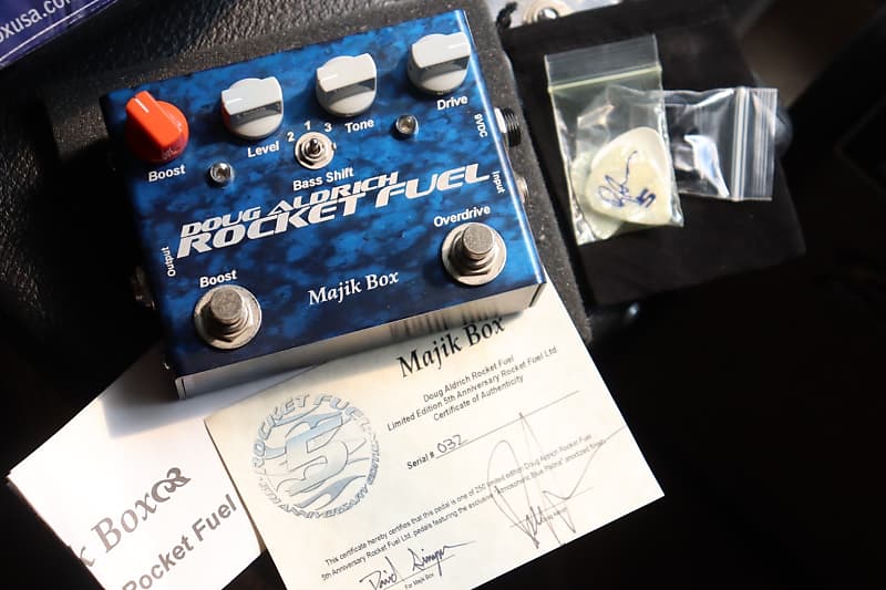 Majik Box Doug Aldrich Rocket Fuel RF-1 Limited Super Rare Only 250 Ever  Made