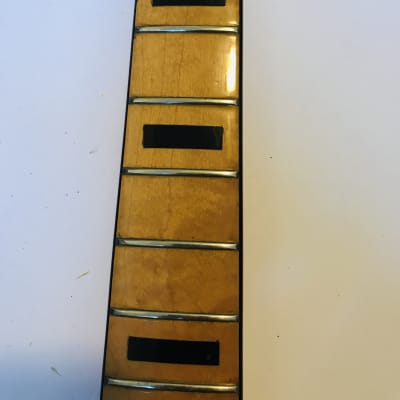 1972 Fender Jazz Bass Lefty Maple Neck Black Blocks  ! 100% Original RARE! image 5
