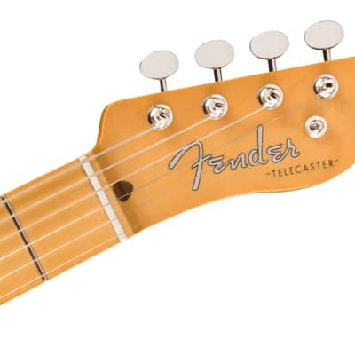 Fender Vintera '50s Telecaster Electric Guitar Maple Fingerboard, 2-Color Sunburst w/ Deluxe Gigbag image 4