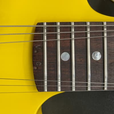 1980s BC Rich Gunslinger Prototype Yellow Guitar Vivian Campbell? #47221 image 23