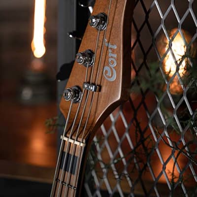 Cort GB-Modern 4 Open Pore Vintage Natural w/Case (B Stock) image 10