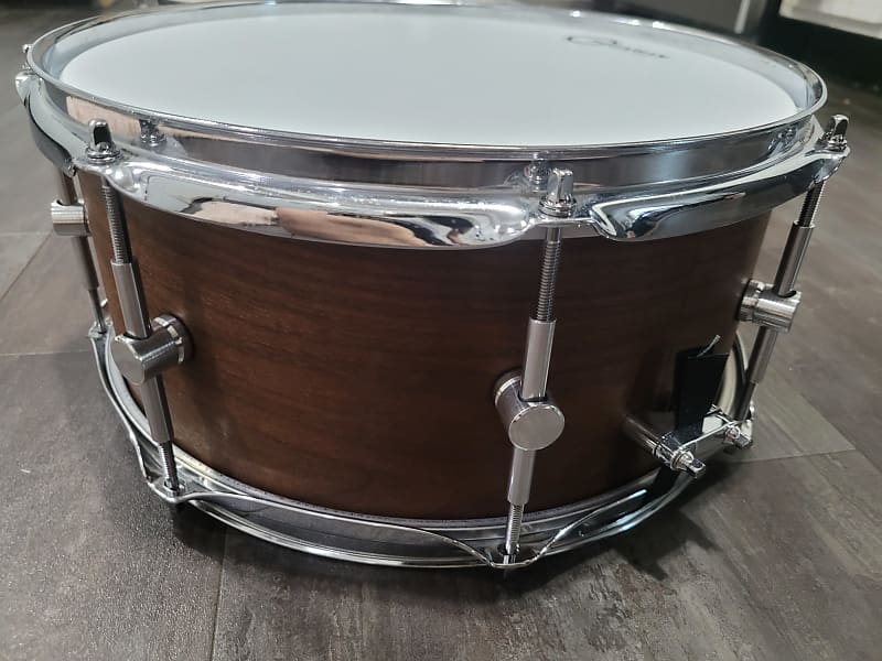 13x6 Custom Walnut Birch Snare Drum - One of a Kind | Reverb