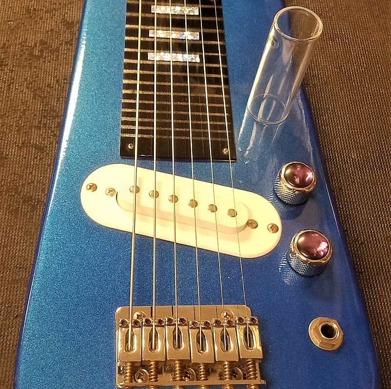 Galveston 6-string Electric Lap Steel Guitar - Blue Gloss Galveston 6-string Electric Lap Steel Guitar - Blue Gloss