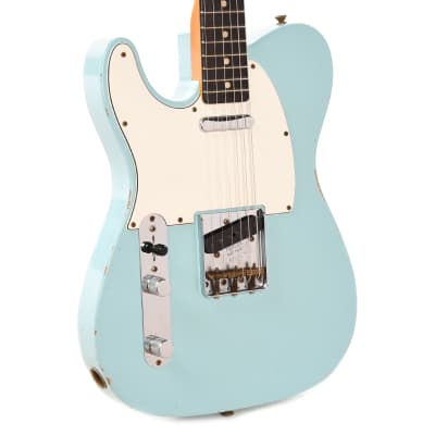 Fender Custom Shop 1961 Telecaster "Chicago Special" LEFTY Relic Super Faded/Aged Daphne Blue (Serial #R110825) image 2