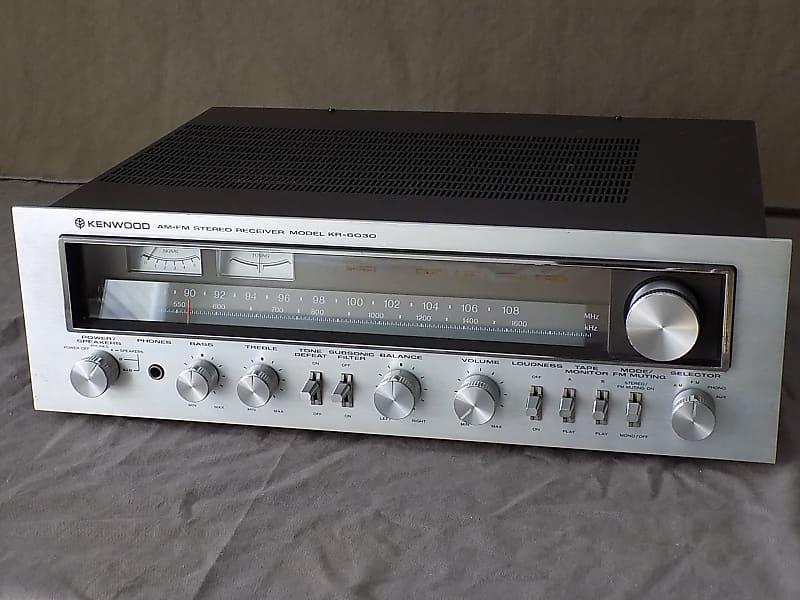 Kenwood KR-6030 AM-FM Stereo Receiver *AS IS*