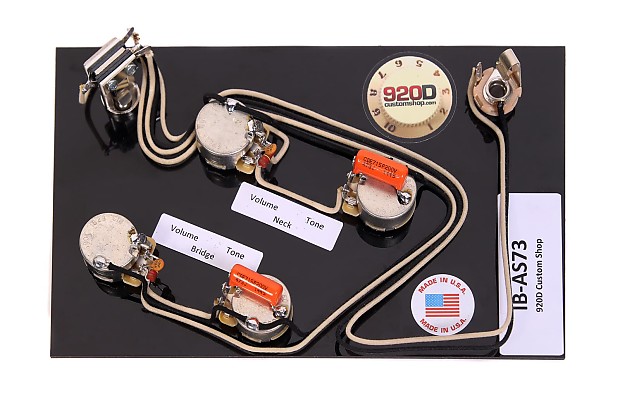 920D Custom Shop IB-AS73 Wiring Harness for Ibanez AS73 image 1