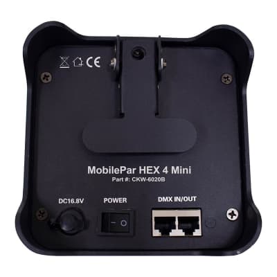 Mint ColorKey MobilePar Mini HEX 4 RGBAW+UV Wireless Battery Powered Par Light image 2