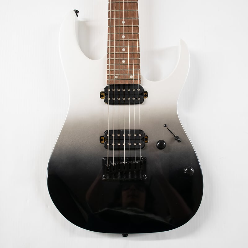 Ibanez RG7421 7String Electric Guitar (DEMO) Pearl Black Reverb