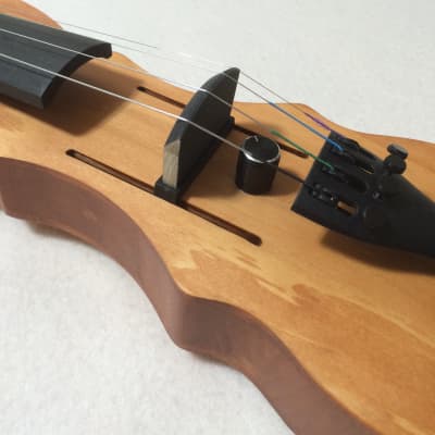 Backpacker violin kit. 4/4 size acoustic/electric travel fiddle image 3