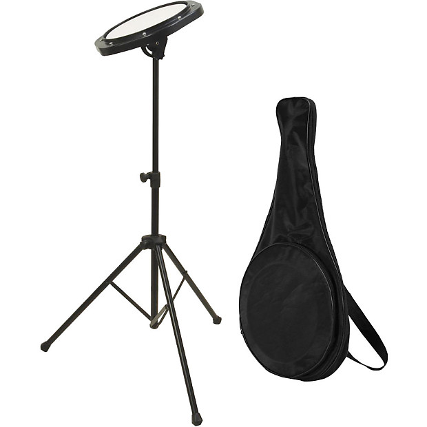 On-Stage DPF5500 Drum Practice Pad w/ Stand and Bag image 1