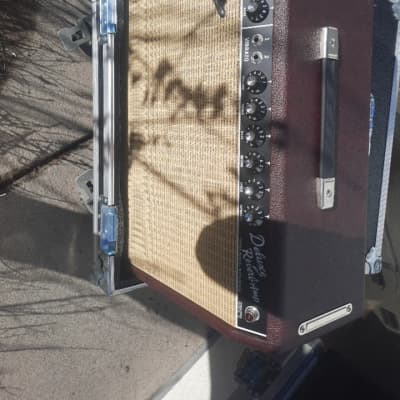 Fender Deluxe Reverb 1×12 Combo - Wine Red image 8