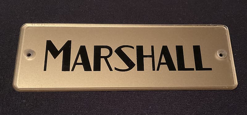 Marshall Block logo 2020 - Gold | Reverb