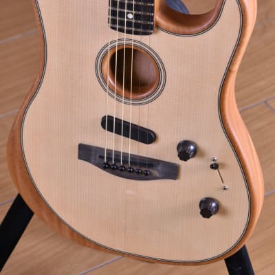 Fender American Acoustasonic Stratocaster Natural image 5