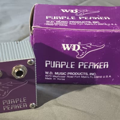 WD Purple Peaker Boost Effects Box NEW OLD STOCK Rare Discontinued Dan Armstrong for sale