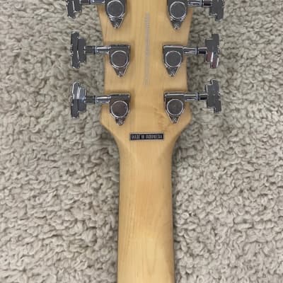 D'Angelico Premier Bedford Solid Body Electric Guitar, Antique White w/Bag image 6