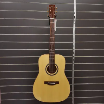 Simon & Patrick Showcase Flame Maple & TRIC Case Acoustic Guitar 25152 for sale
