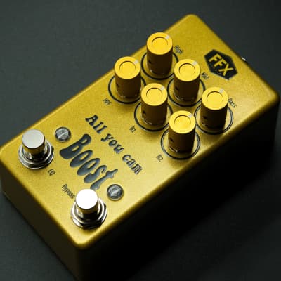 FFX Pedals All you can Boost GOLD // Boost + Overdrive + Equalizer // Free EU Shipping Bild 1