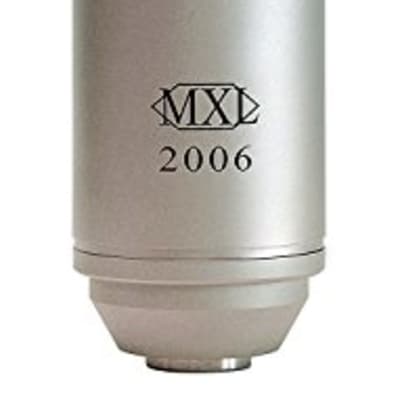 MXL 2006 Large Gold Diaphragm Condenser Microphone with MXL-57 Shock Mount and Carrying Case image 2