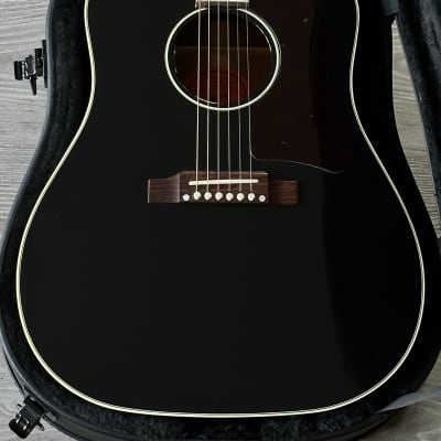 2022 Gibson 1950's J-45 Ebony with LR Baggs VTS Pickup image 1
