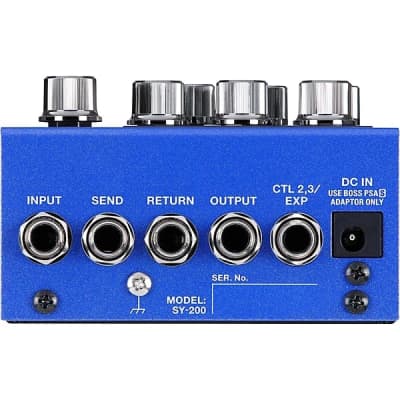 BOSS  SY-200 Synthesizer Effects Pedal 2024 - Blue image 4