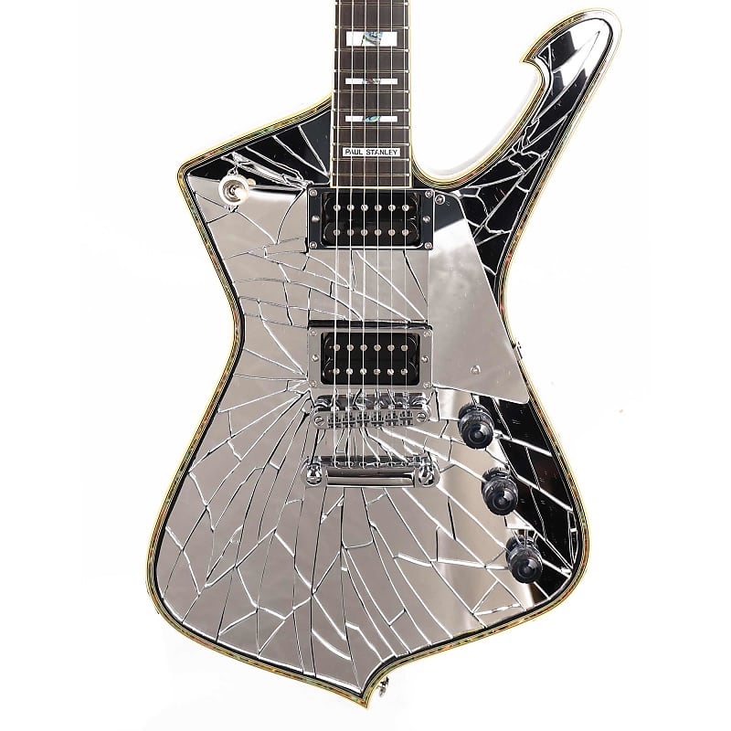 Ibanez PS1CM Paul Stanley Signature Cracked Mirror Iceman