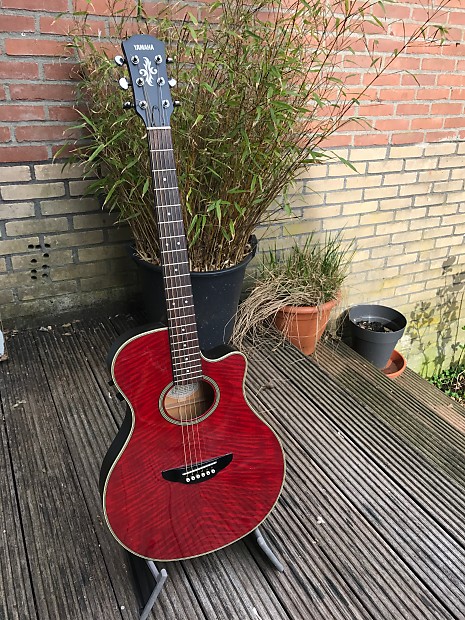Yamaha APX SPL I 1993 Candy Apple Red Top | Reverb