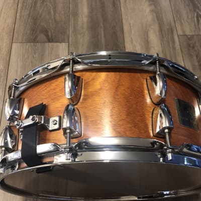 Yamaha Birch Custom Absolute Vintage Natural 5.5x14 Snare Drum Made In Japan image 5