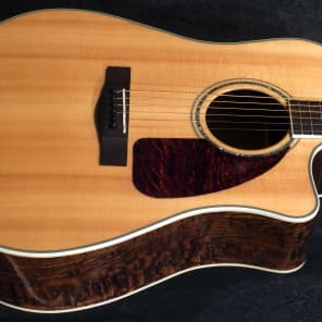 ギター Fender ACOUSTICS/CD220SCE Ash Burl NAT Fender CD220SCE Nat Ash Burl Back and Sides Natural Semi