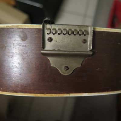 RARE vintage 1910 Victoria (Oscar Schmidt) flat-back mandolin New York / luthier project image 23