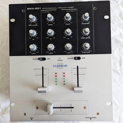 Stanton SMX-201 Professional Preamp 2-channel DJ Mixer SMX201 | Reverb