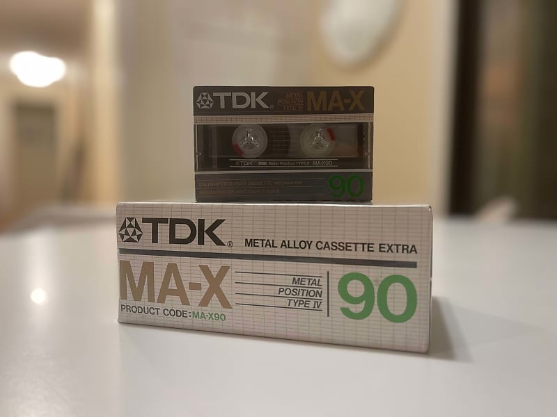 TDK MA-X 90 Metal Position Type IV Cassette Tape 1986 (BOX OF 10)