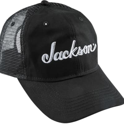 Jackson Guitars Trucker Hat, Black, Adjustable One Size fits Most Snap Back image 5
